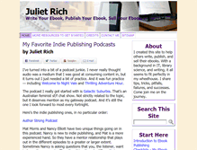 Tablet Screenshot of julietrich.com